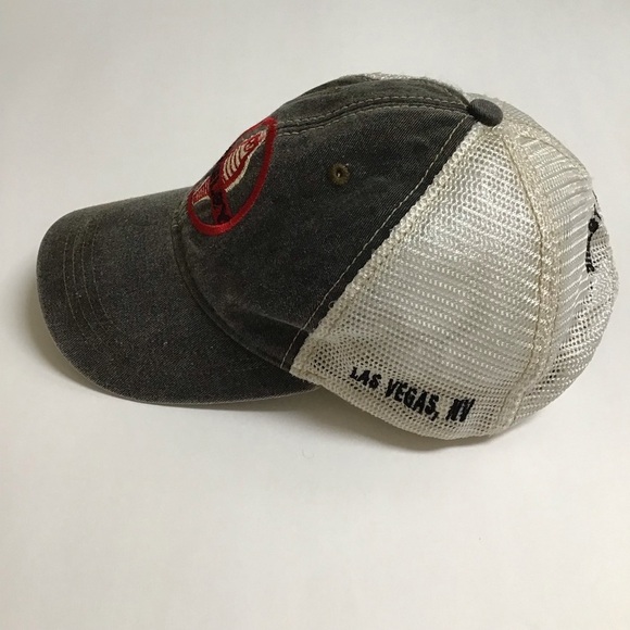 Shelby Cobra Ford Mustang Hat Cap Racing Las Vegas American Gray Vintage Taiwan - Picture 5 of 15